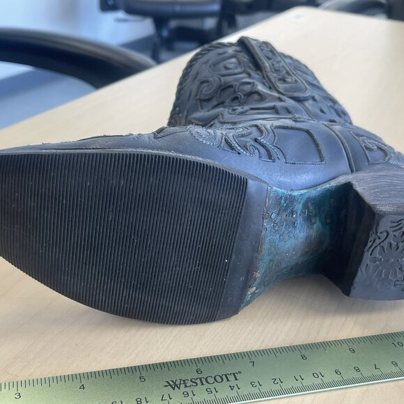 Lane Robin Snip Toe Booties Blue 7.5 - Picture 7 of 14